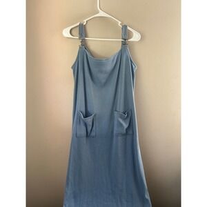 Vintage Claudia D. Jumper Women's M/M Blue‎ Ribbed Knit Normcore 90s Retro